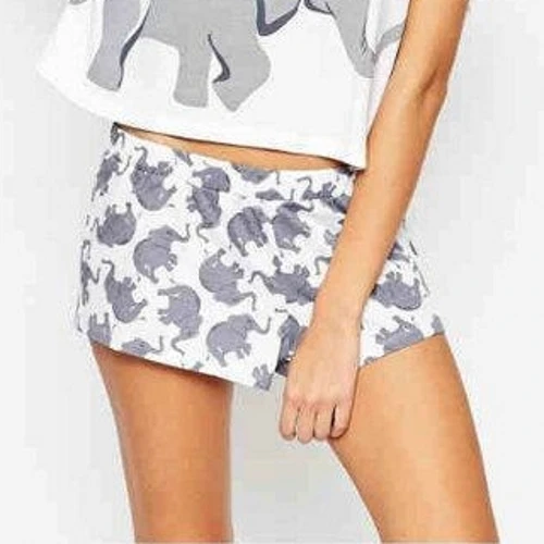 Aliexpress.com : Buy Cute Shorts Women Elephant Print Elastic Waist Comfortab...