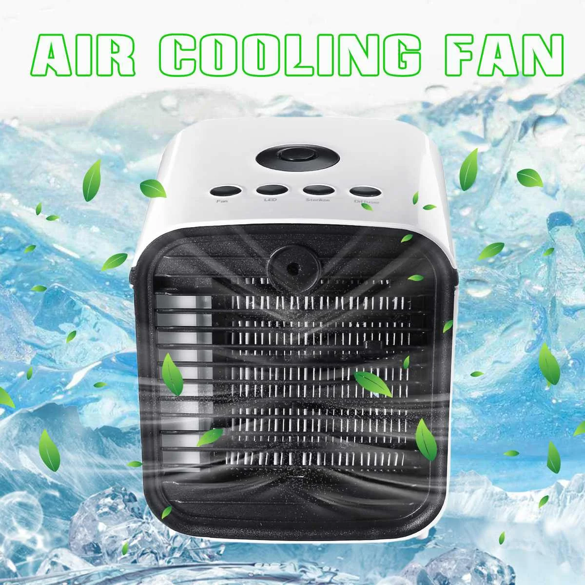 

USB Mini Portable Air Conditioner Fan Humidifier Purifier Desktop Air Cooling Fan Ventilator Air Cooler Fan for Car Room