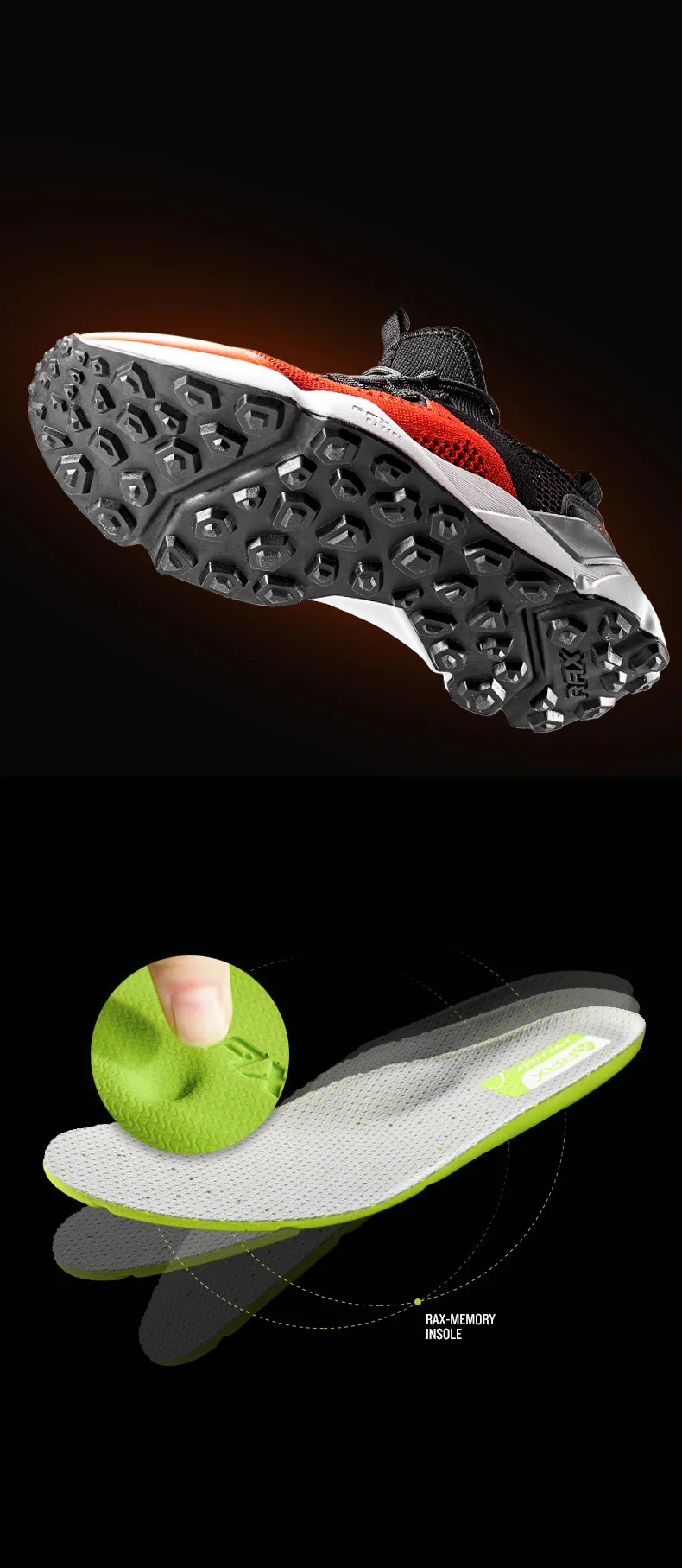 Rax/мужские уличные кроссовки; Zapatos; воздухопроницаемая обувь с сетчатым верхом; легкие спортивные кроссовки для бега в тренажерном зале; женские туристические кроссовки; 5C458