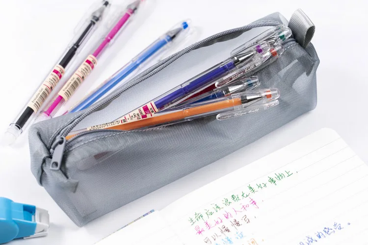 8 colors/lot Simple transparent Erasable Colour Gel Pen Signature Pen Escolar Papelaria School Office Supply Promotional Gift