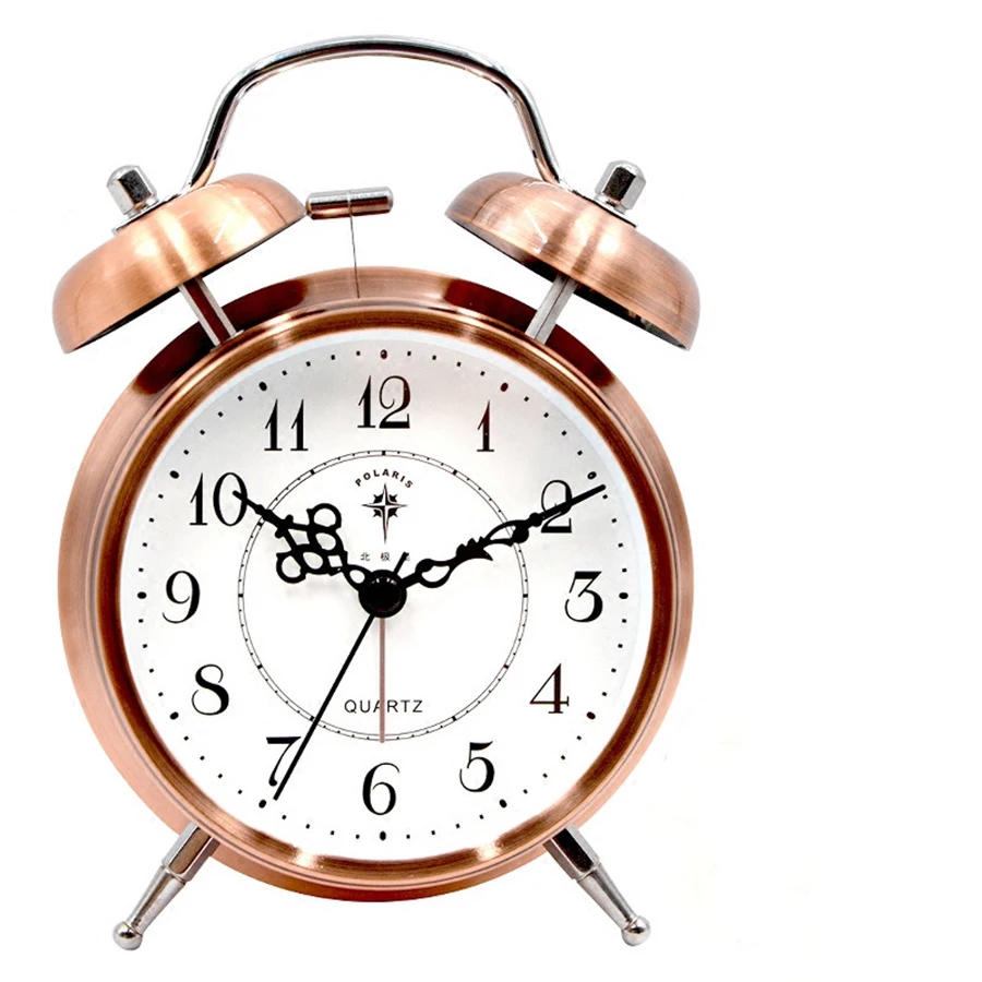 

Bedside Retro Alarm Clock Desktop Digital Clock Simple Watch Mechanism Wake Up Cute Mini Sunrise Alarm Clocks Atomic Clock 6NZ28