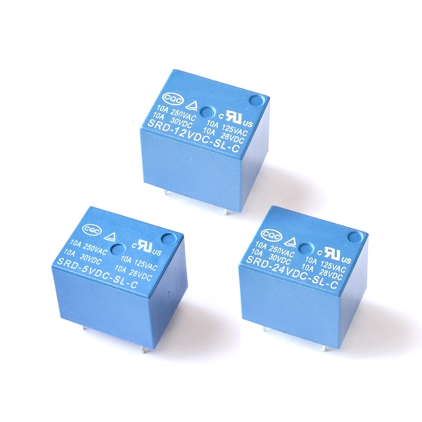 

10PCS/lot Relays SRD-05VDC-SL-C SRD-12VDC-SL-C SRD-24VDC-SL-C 5V 12V 24V 10A 250VAC 5PIN T73