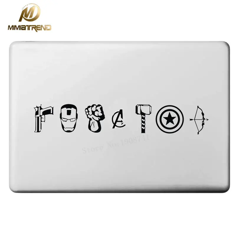 Mimiatrend ноутбука Стикеры для MacBook Наклейка Air/Pro/Retina 11 &quot12&quot 13 &quotкомпьютер Mac cool
