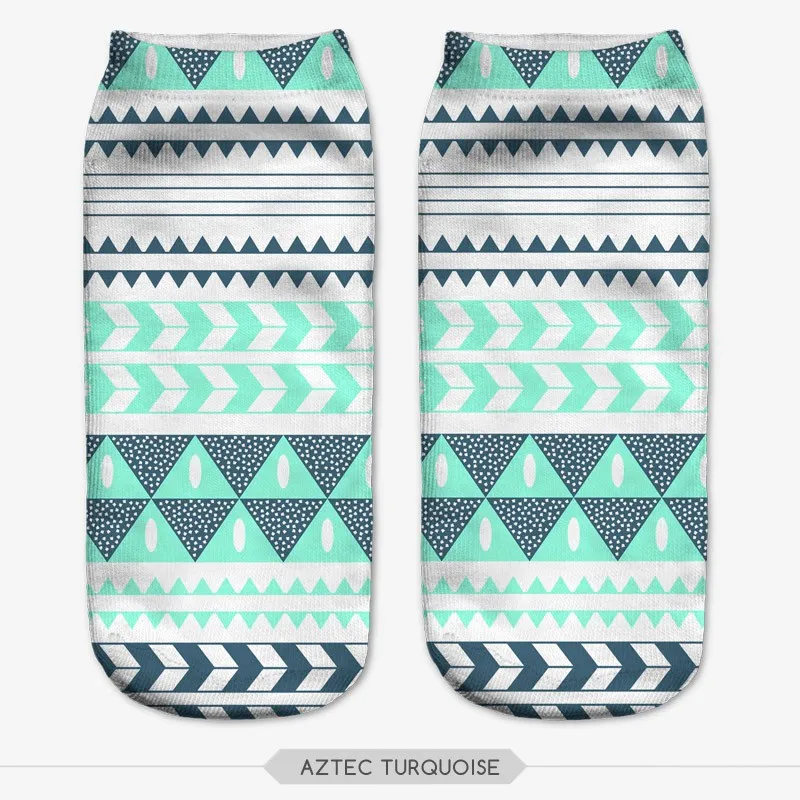 ZHBSLWT унисекс короткие носки несколько цветов Harajuku 3D рисунок женские Calcetines