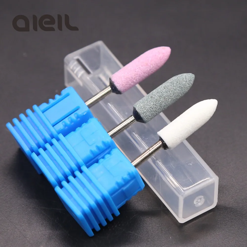 

Ceramic Stone Nail Drill Bits Manicure Cutter For Pedicure Manicure Machine Polish Electric Milling Cutter For Manicure Nail Art