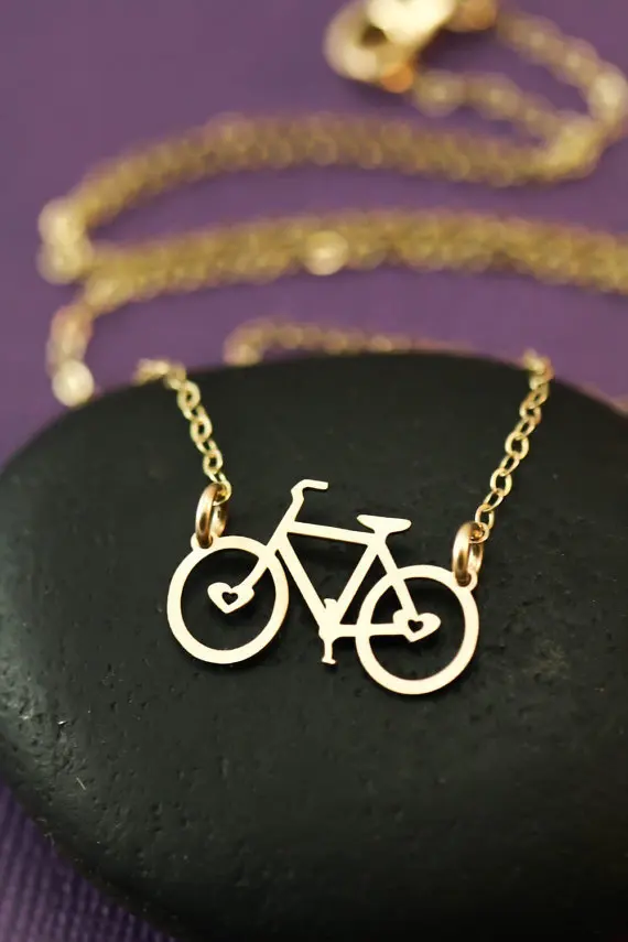 Ожерелье «велосипед»-украшения для велосипеда-ожерелье для велосипеда-подарок для езды на велосипеде-подарок для байкера-подарок для триатлона-подарок для нее