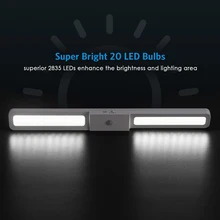 20 светодиодов беспроводной PIR датчик движения свет интеллектуальный инфракрасный ночник для шкафа шкаф HVR88