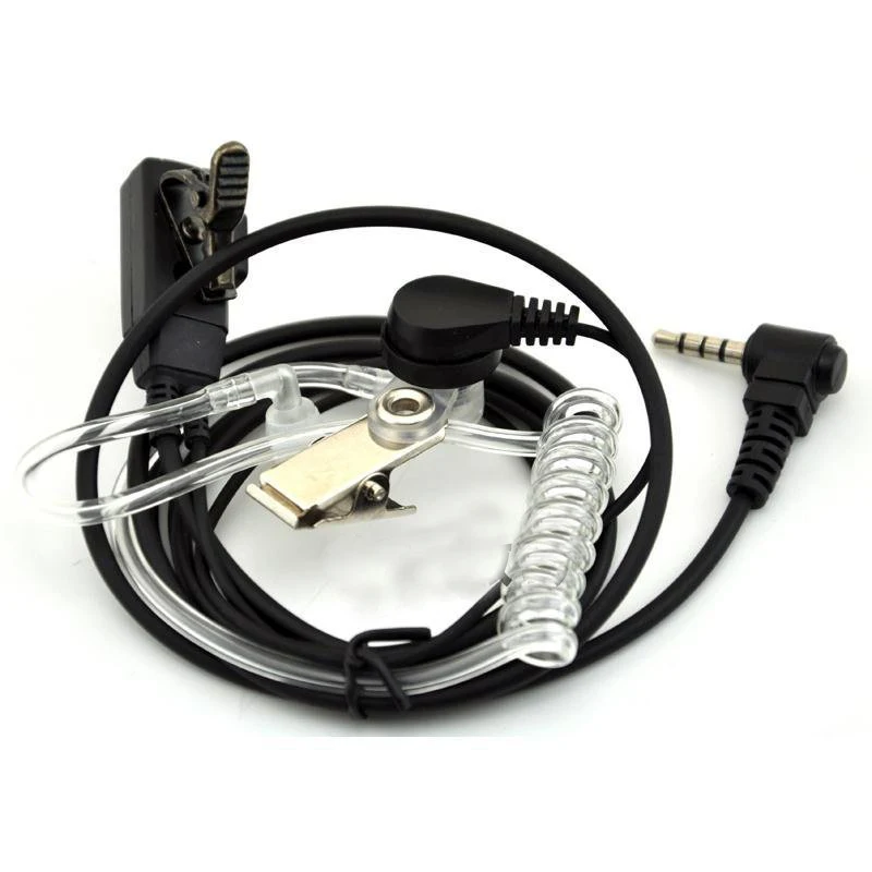 

5pc 3.5mm FBI Acoustic Headset Earpiece PTT Mic For Yaesu Vertex Radio FT-10R, FT-40R, FT-50R, FT-60R, FT-250R VXF-1 VXF-10/20