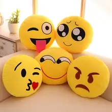 13 estilos de apoio lombar Almofada Lombar para Carro Automóvel Decorativa Emoji para cadeira de escritório estilo bonito travesseiro no carro