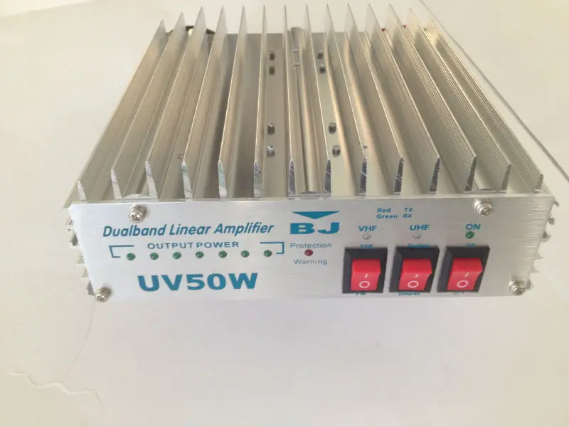 Dual band vhf uhf linear 50 w walkie talkie amplificador BJ UV50W