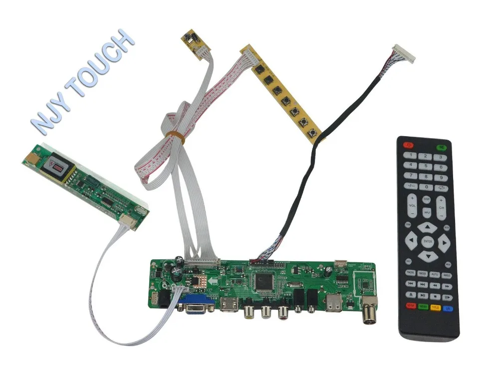 HDMI Remote LCD Controller Driver Board For B121EW03 V3 V8 1280x800 LCD Screen