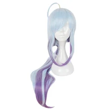 MCOSER синтетический 95 см многоцветный длинный прямой парик для студенческой вечеринки высокотемпературный волоконный WIG-659R для волос