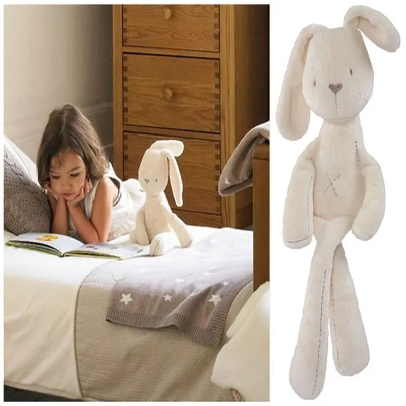 

2016 New Cute 42cm Large Soft Stuffed Animal Bunny Rabbit Toy Baby Sleeping Comfort Doll Plush oyuncak Kid Sleep Calm Doll