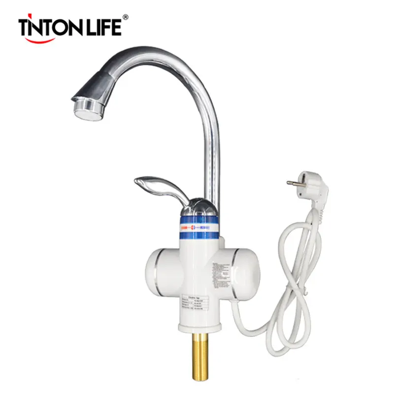 TINTON LIFE EU Plug мгновенный Электрический водонагреватель без резервуара кран для