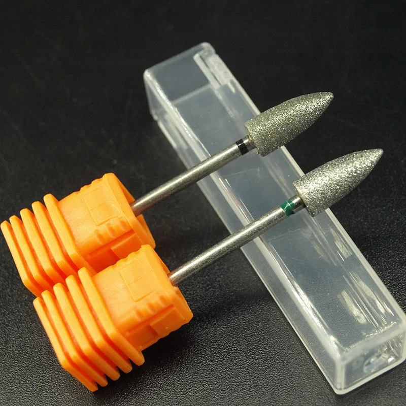 EasyNail1Pcs Bullet Diamond Nail Drill Bit Mill Cutter Nail Files Nail