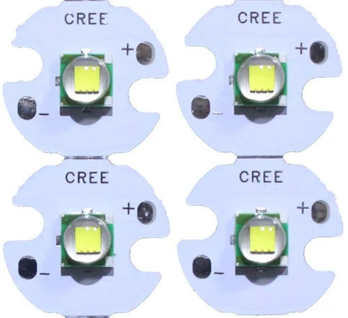 CREE XML XM-L T6 LED U2 10W 콜드 화이트 웜 화이트 고출력 LED 이미터 다이오드, DIY용 PCB, 12mm, 14mm, 16mm, 20mm, 2 개 2