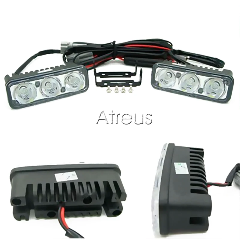 Atreus 1 пара светодиодный DRL светильник для Audi A4 B6 A3 VW polo Lada Mazda 3 6 BMW аксессуары
