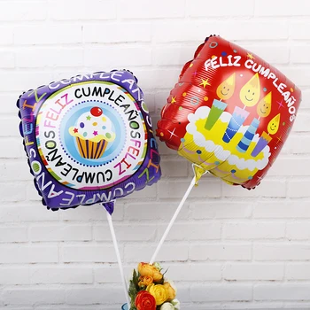 

50pcs Baby shower girl foil balloons Birthday party decorations kids balloon 18inch Spanish ballon globos wholesale