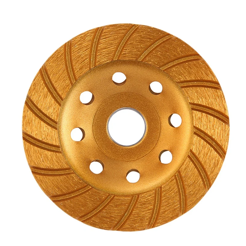 

7 Inch/180Mm Large Agglomerate Diamond Bowl Mill Diamond Coated Grinding Wheel Marble Disc For Angle Grinder Tool