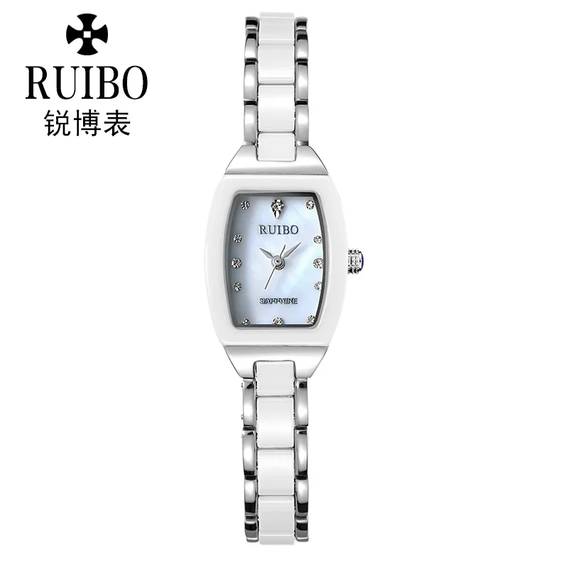 

2018 new womens watches 100% ceramic waterproof diamond quartz square round woman wristwatches ladies clocks Citizen movement