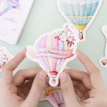 1 шт. милый форма формы закладки карты письмо любовник коробку закладки исповедь шар 30 листов