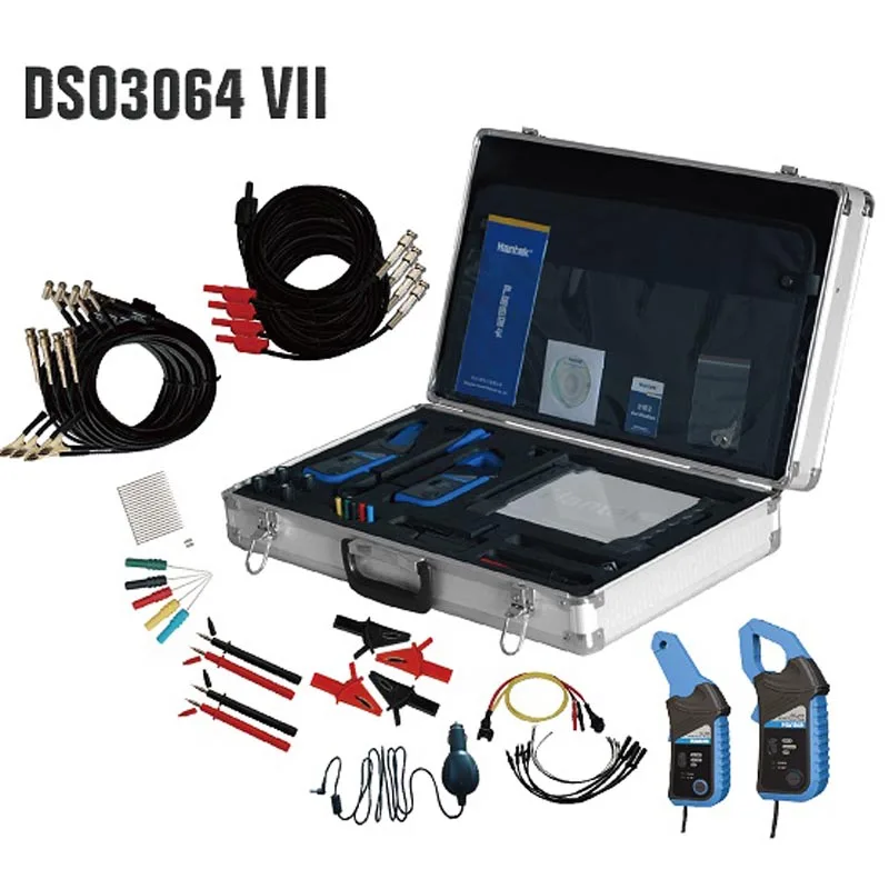 

Hantek DSO3064 Kit VII Automotive car Diagnostic Oscilloscope USB 2.0 4CH 200MS/s 60MHz EXT trigger