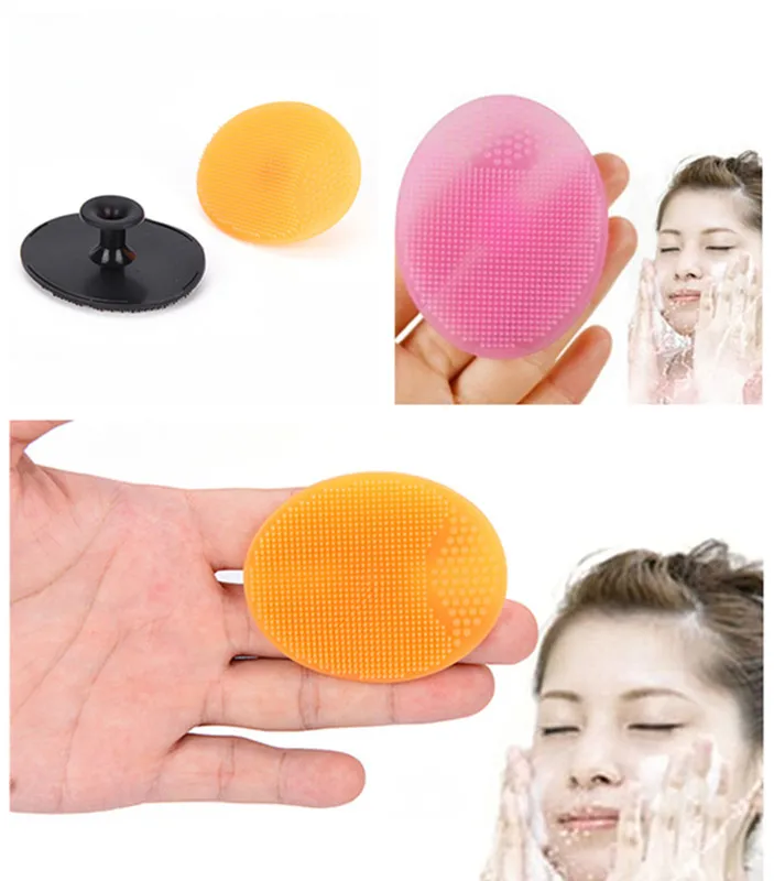 Cleaning Pad Wash Face Facial Exfoliating Brush SPA Skin Scrub Tool
