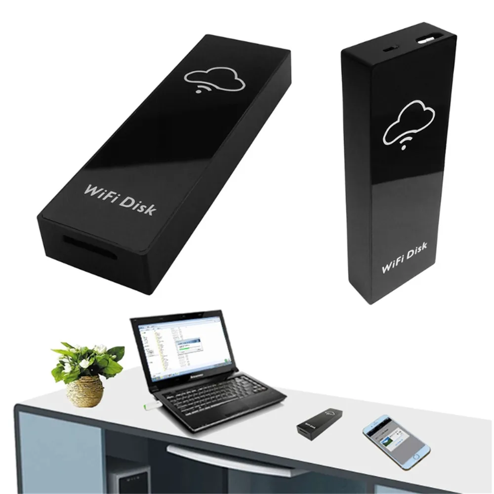 Wi Fi диск памяти коробка для хранения облако флеш накопитель Micro SD Card Reader обмена