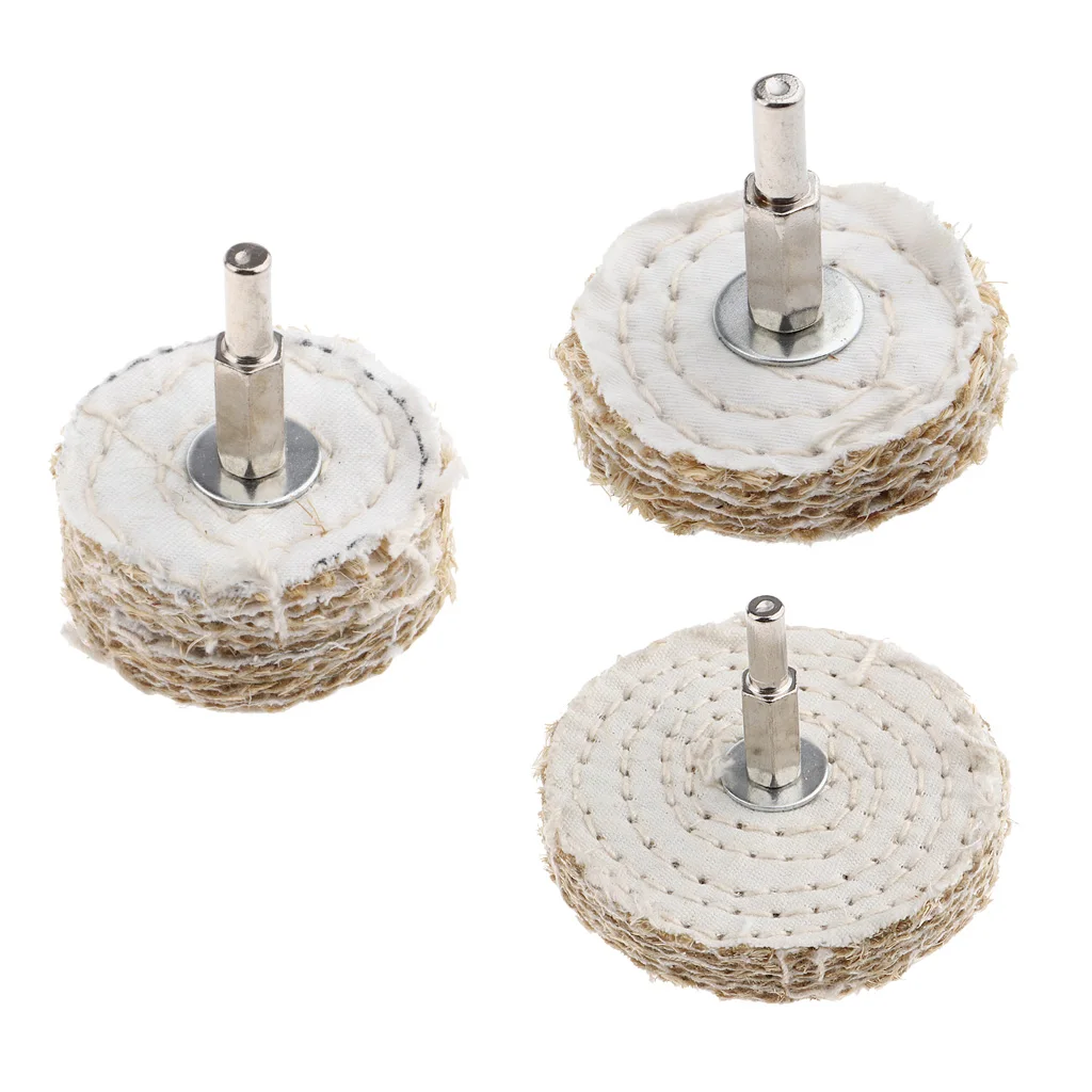 1 Piece -Assorted Linen Polishing Grinding Buffing Wheel Brush for Polisher Machine Replacements /Accessory