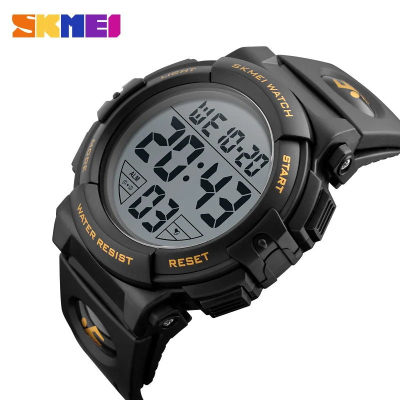 

SKMEI Men Electronic Digital Watch Alarm Calendar Chronograph Sport Watches Waterproof Male Wristwatch Relogio Masculino 1258