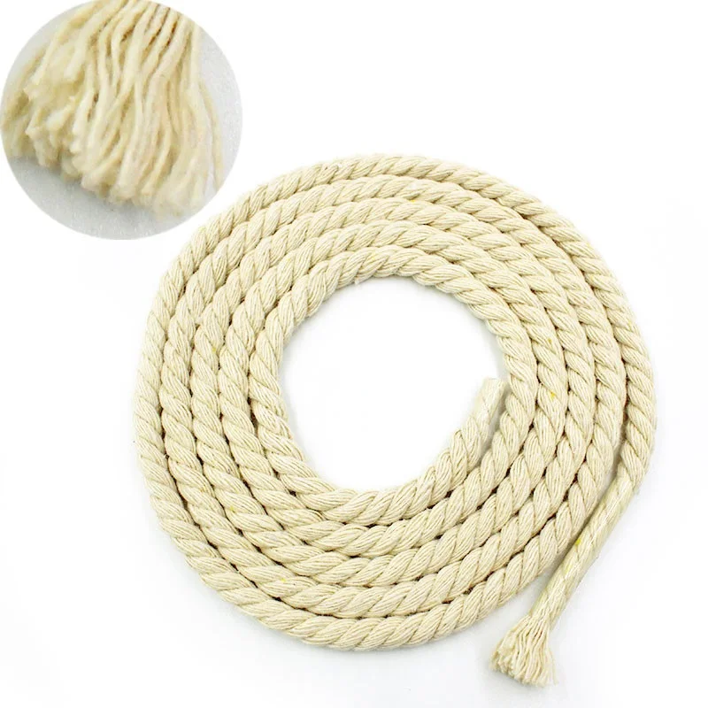 4mm-20mm Cotton Rope 10 Meters for Home Decor DIY
