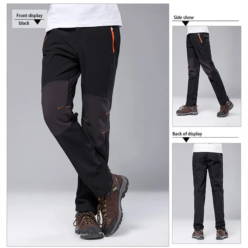 Iemuh marca senderismo esquí Pesca trekking escalada impermeable Pantalones hombres montañismo camping Pantalones Windstopper deportes Pantalones