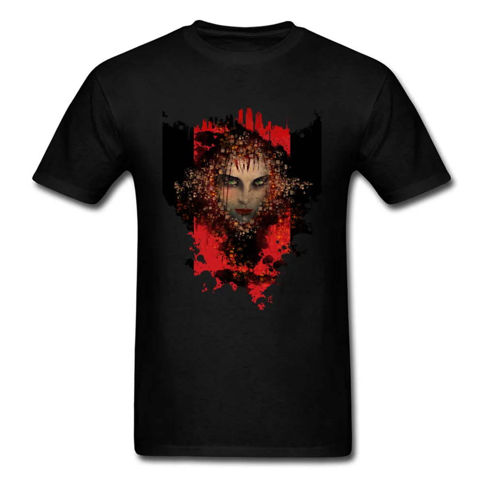 Tops Shirt Night Stalker Tops Shirts Autumn Special Normal Short Sleeve All Cotton Round Neck Men Tshirts Normal Night Stalker black
