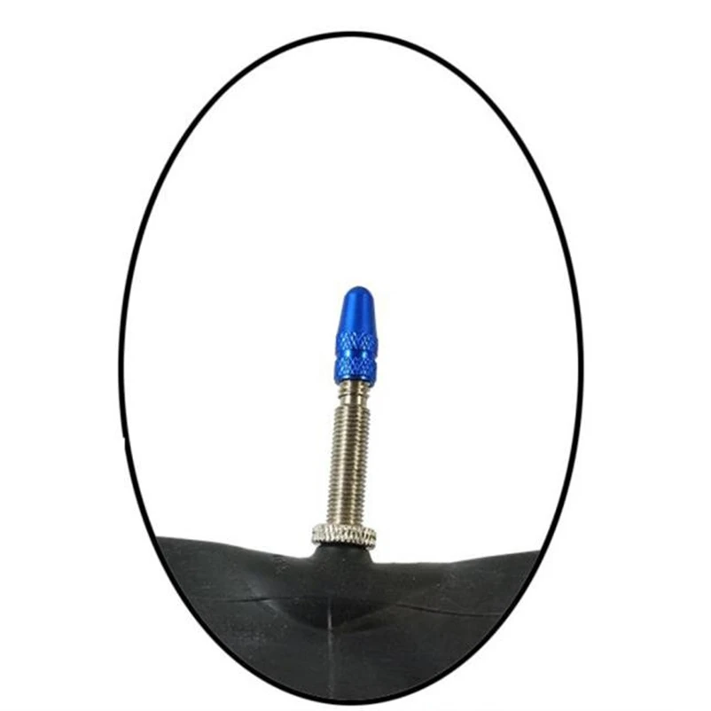 2pcs Aluminum Alloy Motorcyle Bicycle Tyre Stem Inflator Valve Adapter Brass Air Chuck Pump Inflator Presta #FS#4JN06 (4)