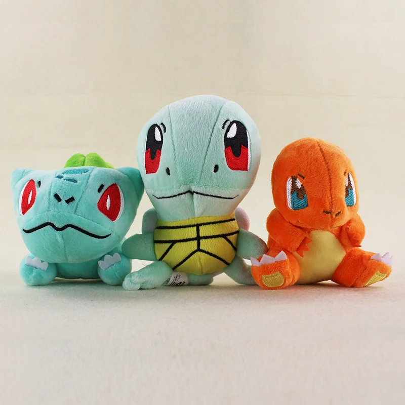 16 см Charmander Bulbasaur Сквиртл плюшевые игрушки высокого качества Kawaii аниме плюшевые игрушки подарок для детей