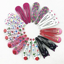 18 шт., 5 см шпильки для волос, заколки для волос для детей, аксессуары для волос для девочек, детские милые заколки для волос, заколки для волос в виде кошки, цветная металлическая заколка с принтом