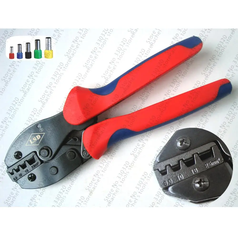 LY-0625WF Energy-saving crimping tool for cable bootlace ferrules wire sleeves pliers 6-25mm2 | Инструменты