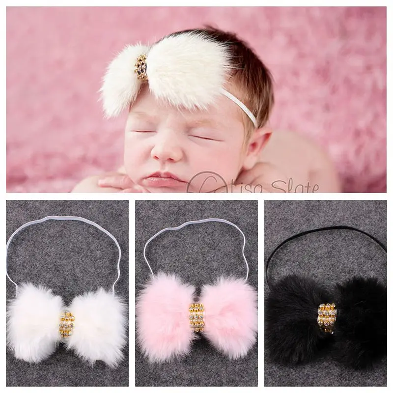 baby fur headband