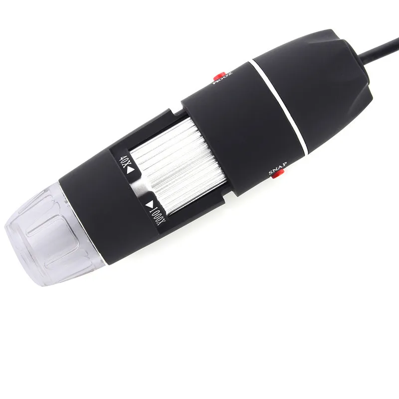  2019 nuevo USB Digital microscopio 40X-1000X2 MP endoscopio electrónico lupa cámara con soporte 8LE