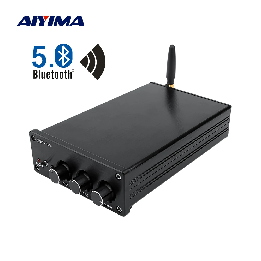 

AIYIMA TPA3255 Bluetooth 5.0 Subwoofer Amplifier 150Wx2+325W 2.1 Channel Digital Power Amplifier Home Sound Speaker Amp