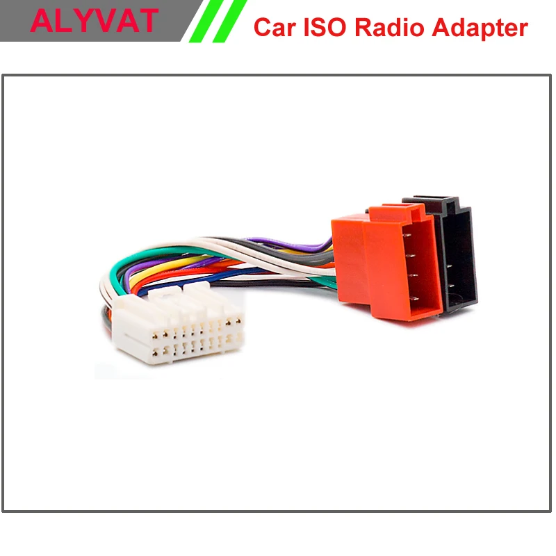 Car ISO Radio Adapter Connector For Honda 1999+ Acura1999 ... honda motorcycle wiring harness connectors 