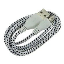 1M Fabric Braided Wire 2.0 Data Sync Charging Data USB cable Transfer Nylon Micro USB Cable for Android/samsung/Xiaomi/Meizu