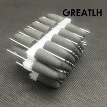 50 шт Силиконовые Резиновые Полировальные Алмазные полировальные боры 2,35 мм