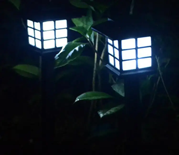 2 шт. Солнечный светодиодный COB садовый Газон лампа свет Путь Освещение Пейзаж Сад Факел-украшение свет для внутренний двор
