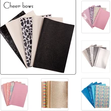 5 шт./компл. 22 см* 30 см блестящие кожаные сапоги лист ткани для пэчворка DIY аксессуары для бантов украшения Материал для куклы сумки ручной работы