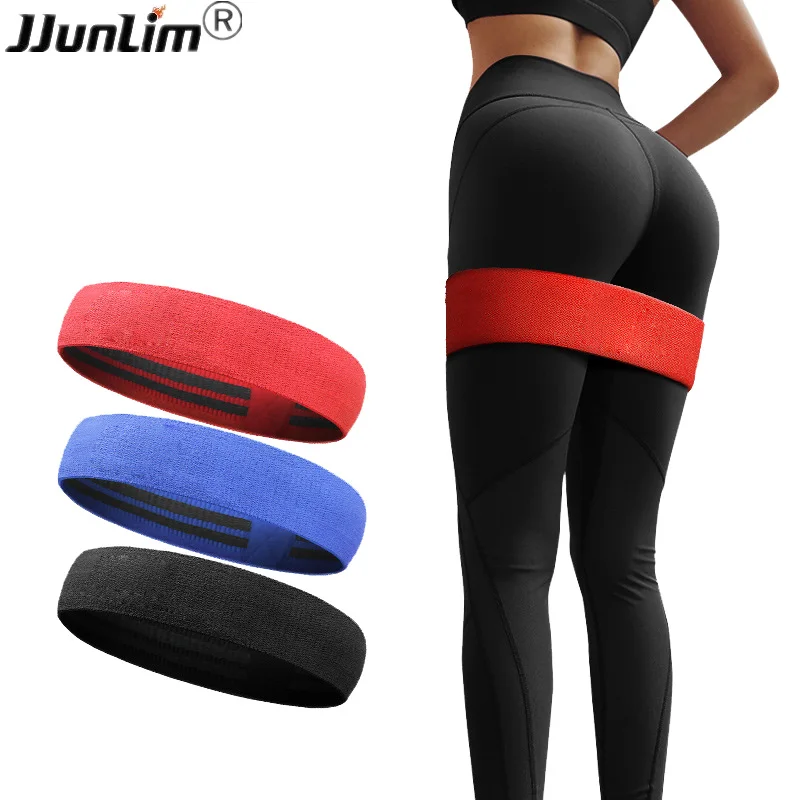 Exercise Resistance Loop Bands Hip Butt Anti Slip Leg Warm Up Squats