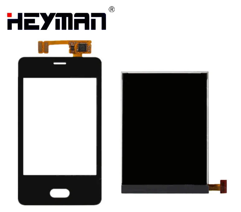 

LCD with Touchscreen for Nokia Asha 501 LCD Display screen Digitizer Glass Panel Front Glass Lens Sensor