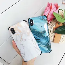 

Hxairt Marble TPU case for iphone X 8 8Plus Stone image Painted Soft TPU Case back cover for iphone 6 6s 6Plus 7 7Plus