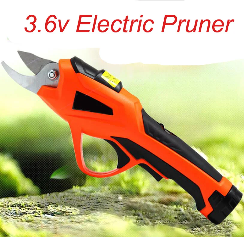 

Power Tools 3.6V Li-ion Battery Cordless Secateur Branch Cutter Electric Fruit Pruning Tool Shear to Ol Fruit