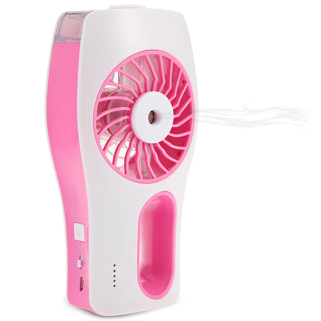 Mini Portable Handheld Fan Humidifier Beauty Moisturizing Fan with